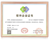 軟件企業認定證書